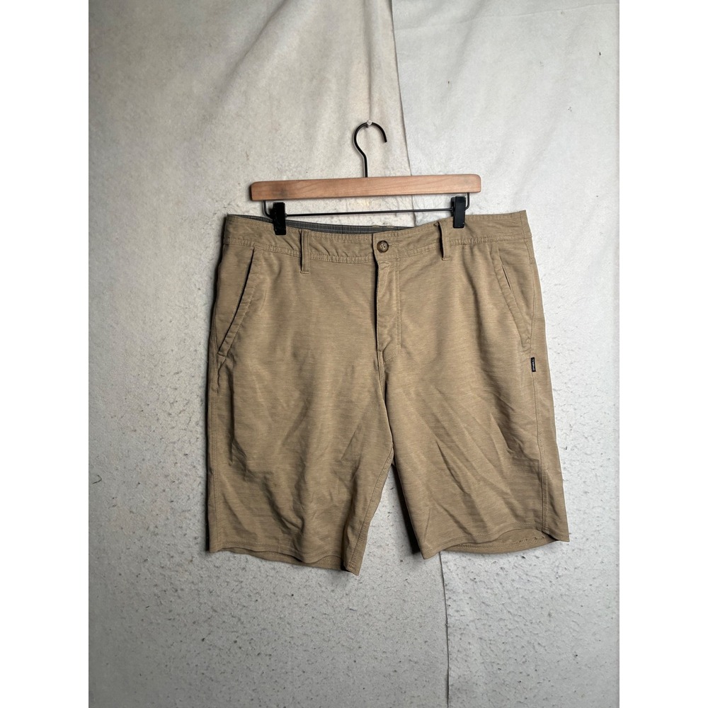ONeill Hybrid Shorts Mens 36 Khaki Tan Walkshorts Boardshorts SP018A007